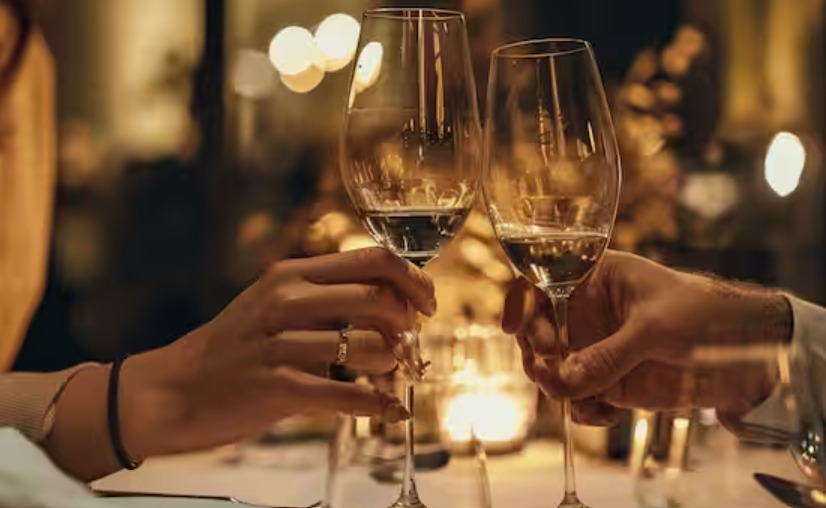 Couple dining